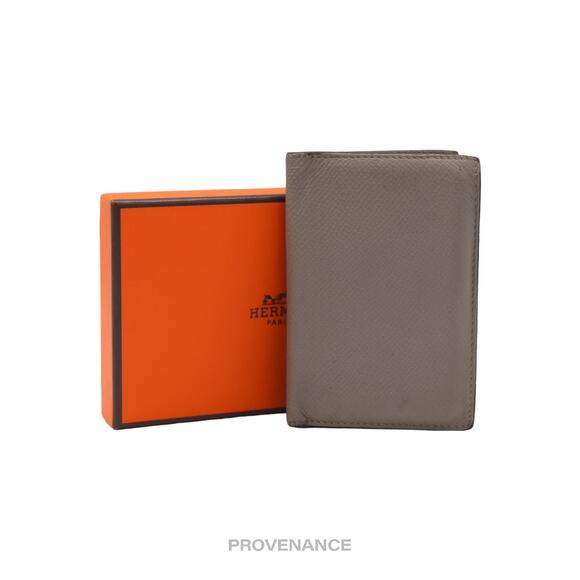 🔴 Hermès MC² Euclide Card Holder Wallet - Gris Asphalt - Picture 1 of 8